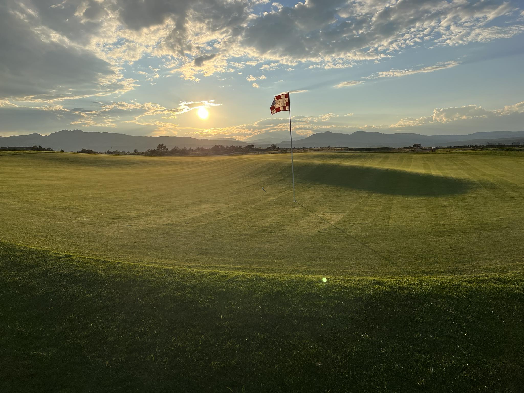 Hole 2 of golf course